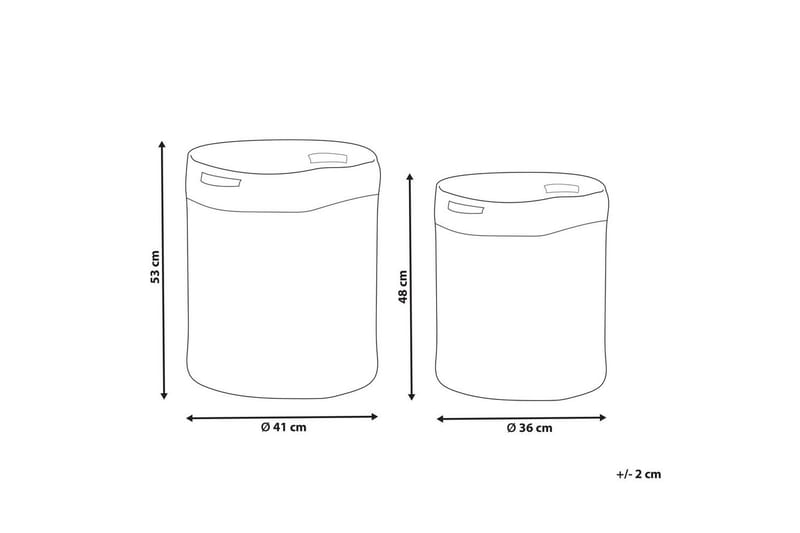 Korg Kardh set om 2 - Förvaring - Småförvaring - Förvaringskorg - Flätad korg & rottingkorg