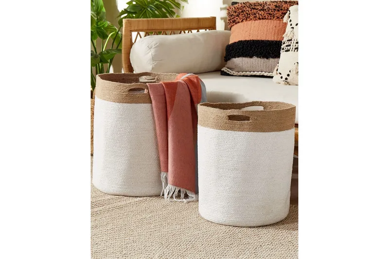 Korg Kardh set om 2 - Förvaring - Småförvaring - Förvaringskorg - Flätad korg & rottingkorg