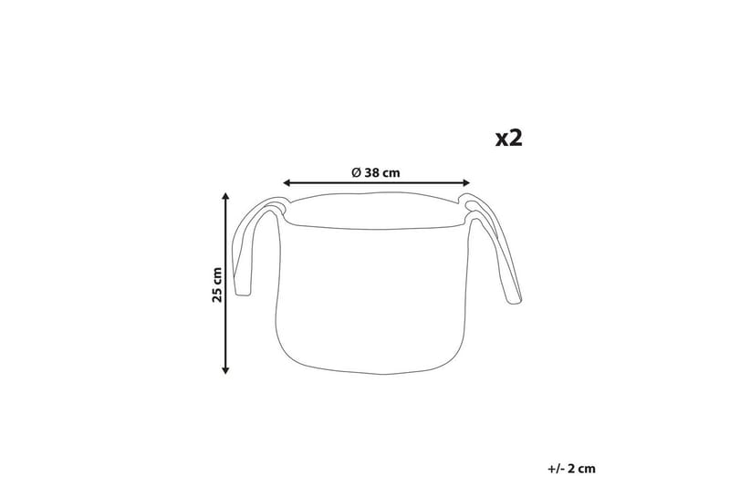 Korg Kornak set om 2 - Förvaring - Småförvaring - Förvaringskorg - Flätad korg & rottingkorg
