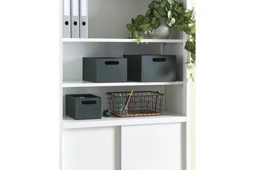 Korg Larsa set om 3 Grå - Grå - Förvaring - Småförvaring - Förvaringskorg - Flätad korg & rottingkorg