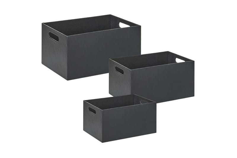 Korg Larsa set om 3 Grå, Grå