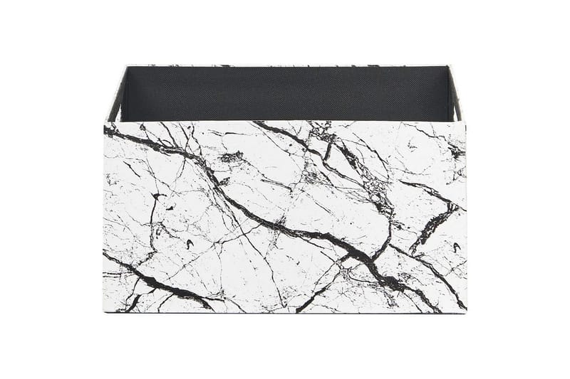 Korg Larsa set om 3 Vit/Svart - Vit/Svart - Förvaring - Småförvaring - Förvaringskorg - Trådkorg