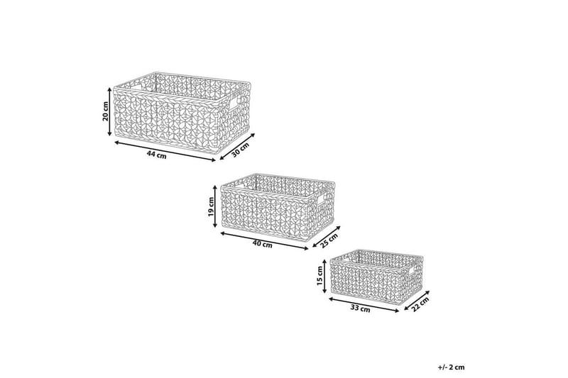 Korg Minnow set om 3 - Förvaring - Småförvaring - Förvaringskorg - Flätad korg & rottingkorg