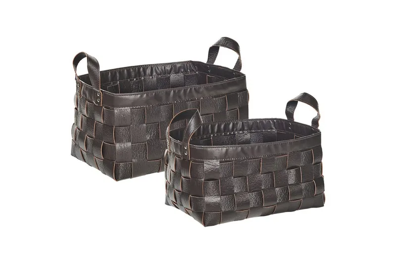 Korg Sippar set om 2 Mörkbrun, Mörkbrun