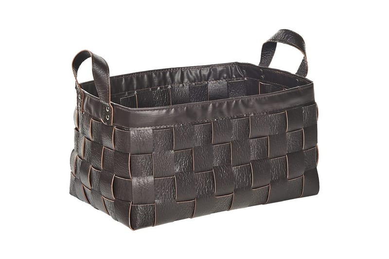Korg Sippar set om 2 Mörkbrun - Mörkbrun - Förvaring - Småförvaring - Förvaringskorg - Flätad korg & rottingkorg