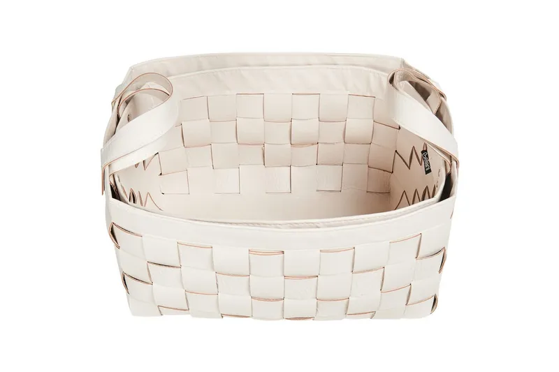 Korg Sippar set om 2 Vit - Vit - Förvaring - Småförvaring - Förvaringskorg - Flätad korg & rottingkorg