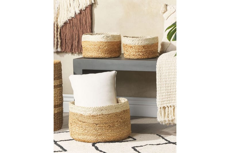 Korg Tajori set om 3 - Förvaring - Småförvaring - Förvaringskorg - Flätad korg & rottingkorg
