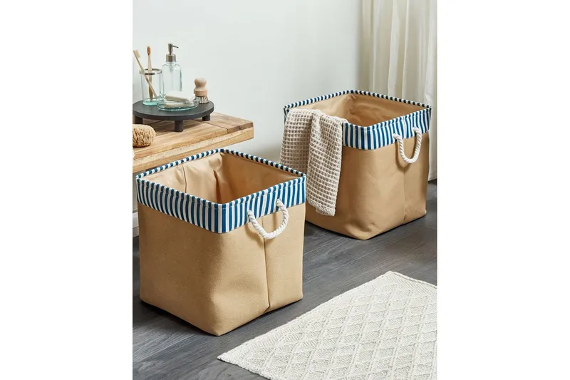 Korg Tugul set om 2 - Förvaring - Småförvaring - Förvaringskorg - Flätad korg & rottingkorg