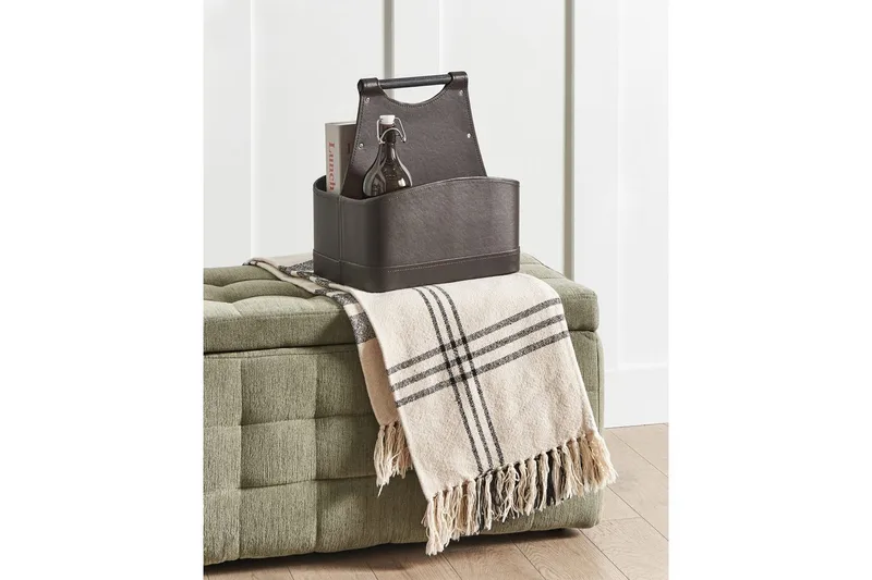 Korg Uruk Mörkbrun - Mörkbrun - Förvaring - Småförvaring - Förvaringskorg - Flätad korg & rottingkorg