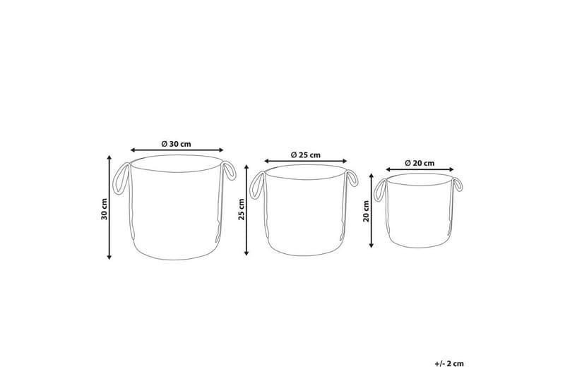Korg Wadh set om 3 - Förvaring - Småförvaring - Förvaringskorg - Flätad korg & rottingkorg