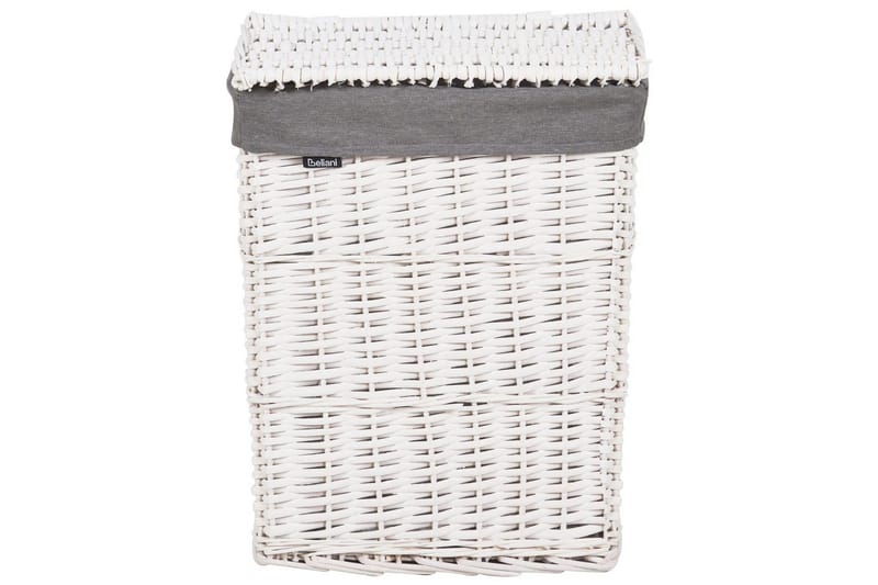 Tvättkorgar Ella Grå/vit - Grå/vit - Möbler - Tillbehör & accessoarer - Badrumstillbehör