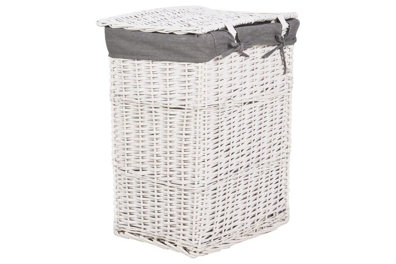 Tvättkorgar Ella Grå/vit - Grå/vit - Möbler - Tillbehör & accessoarer - Badrumstillbehör