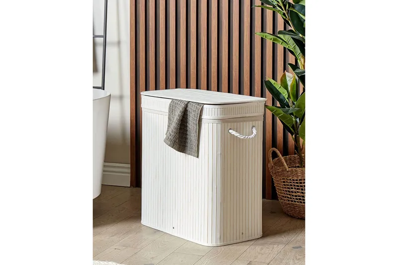 Tvättkorgar Kalthota Vit - Vit - Möbler - Tillbehör & accessoarer - Badrumstillbehör