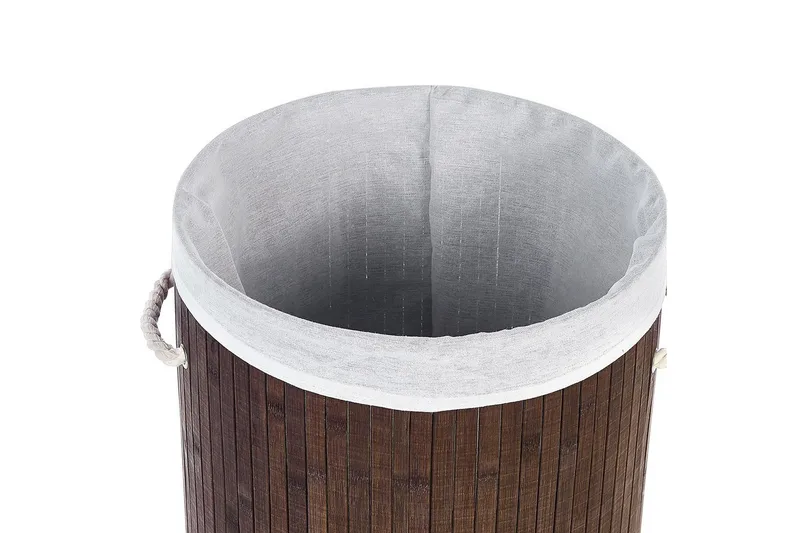 Tvättkorgar Sannar Brun/Vit - Brun/Vit - Möbler - Tillbehör & accessoarer - Badrumstillbehör