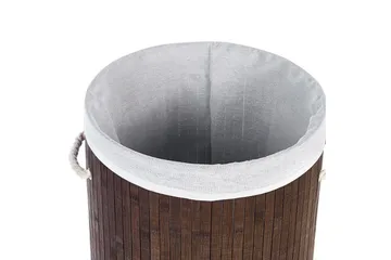 Tvättkorgar Sannar Brun/Vit - Brun/Vit - Möbler - Tillbehör & accessoarer - Badrumstillbehör