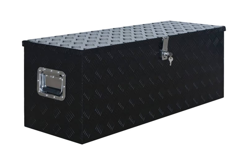 Aluminiumlåda 1085x370x400 mm svart - Svart - Förvaring - Småförvaring - Förvaringslådor