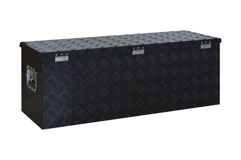 Aluminiumlåda 1085x370x400 mm svart - Svart - Förvaring - Småförvaring - Förvaringslådor