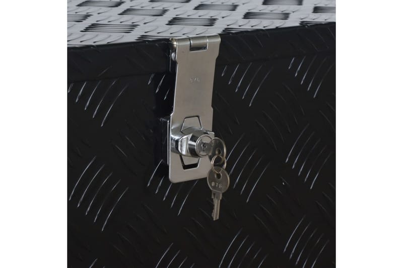 Aluminiumlåda 1085x370x400 mm svart - Svart - Förvaring - Småförvaring - Förvaringslådor