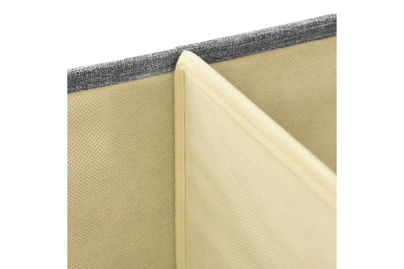 Förvaringslåda 2 st tyg 50x30x25 cm grå - Grå - Förvaring - Småförvaring - Förvaringslådor