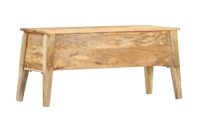 Förvaringslåda 90x35x48 cm massivt mangoträ - Brun - Förvaring - Småförvaring - Förvaringslådor