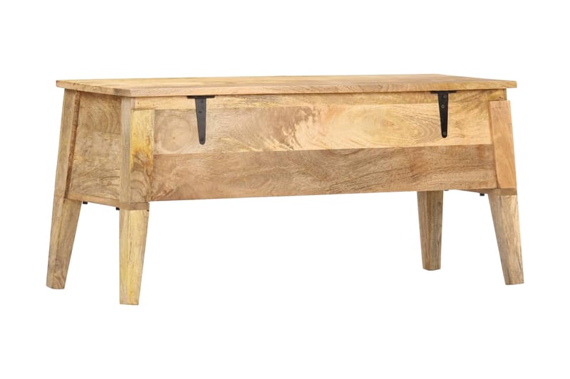 Förvaringslåda 90x35x48 cm massivt mangoträ - Brun - Förvaring - Småförvaring - Förvaringslådor