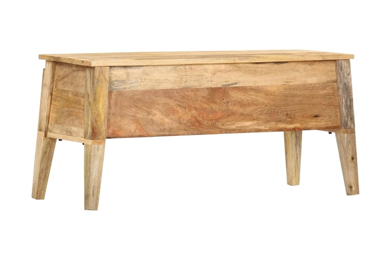 Förvaringslåda 90x35x48 cm massivt mangoträ - Brun - Förvaring - Småförvaring - Förvaringslådor