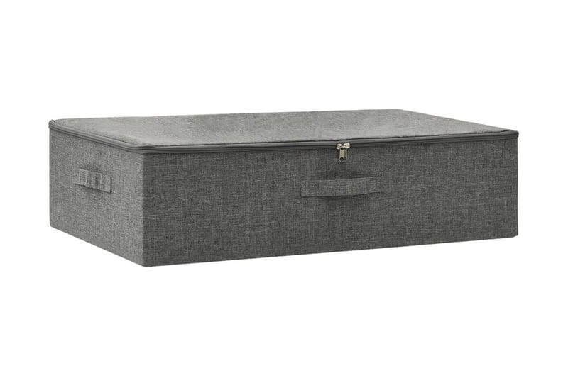 Förvaringslåda tyg 70x40x18 cm antracit - Antracit - Förvaring - Småförvaring - Förvaringslådor