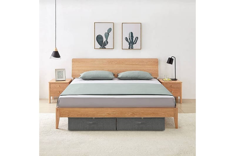 Förvaringslåda tyg 70x40x18 cm antracit - Antracit - Förvaring - Småförvaring - Förvaringslådor