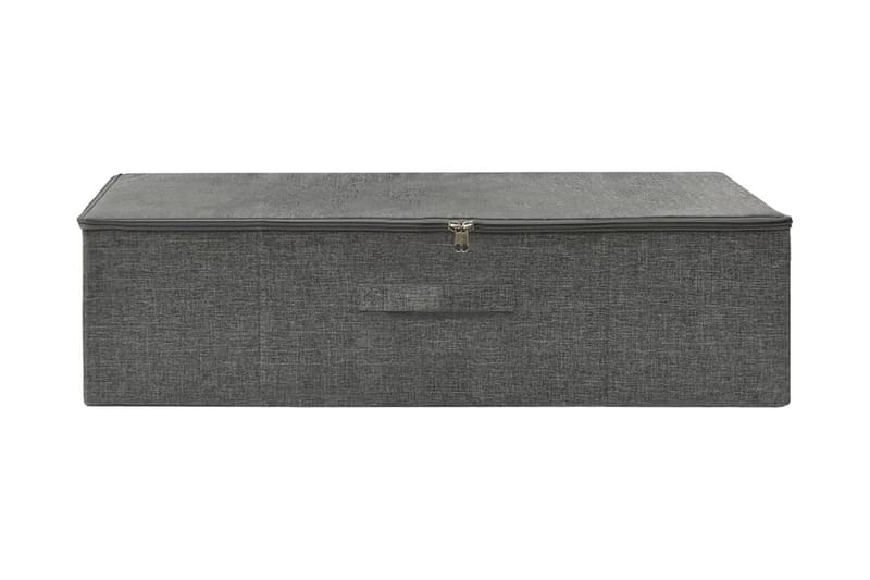 Förvaringslåda tyg 70x40x18 cm antracit - Antracit - Förvaring - Småförvaring - Förvaringslådor