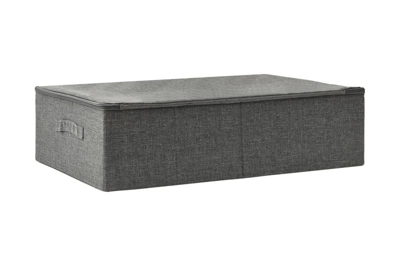 Förvaringslåda tyg 70x40x18 cm antracit - Antracit - Förvaring - Småförvaring - Förvaringslådor