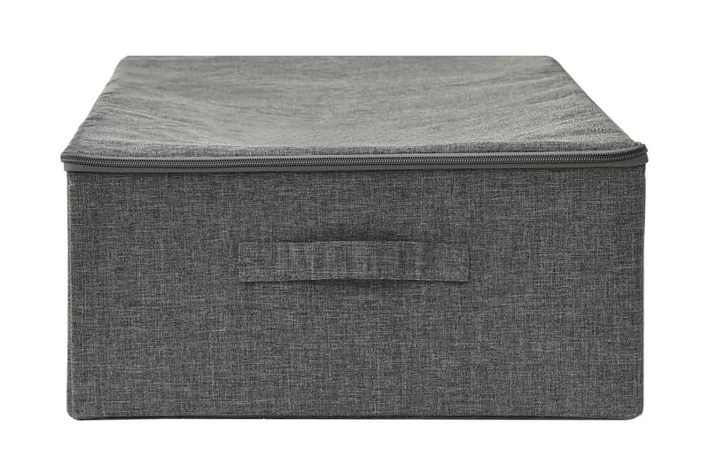 Förvaringslåda tyg 70x40x18 cm antracit - Antracit - Förvaring - Småförvaring - Förvaringslådor