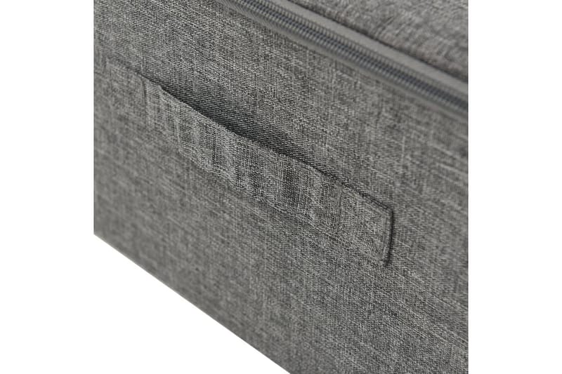 Förvaringslåda tyg 70x40x18 cm antracit - Antracit - Förvaring - Småförvaring - Förvaringslådor