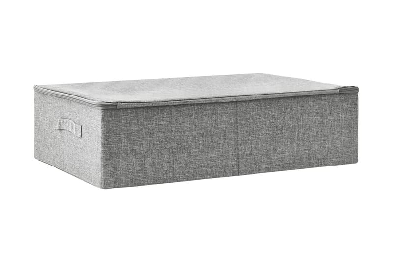 Förvaringslåda tyg 70x40x18 cm grå - Grå - Förvaring - Småförvaring - Förvaringslådor