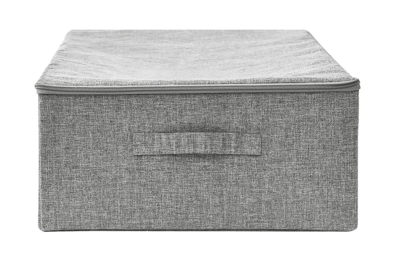 Förvaringslåda tyg 70x40x18 cm grå - Grå - Förvaring - Småförvaring - Förvaringslådor