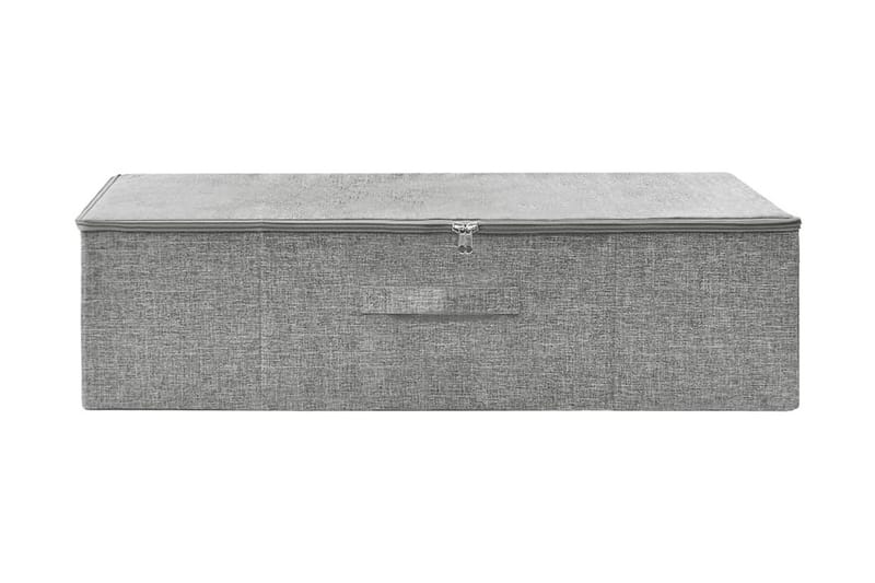 Förvaringslåda tyg 70x40x18 cm grå - Grå - Förvaring - Småförvaring - Förvaringslådor