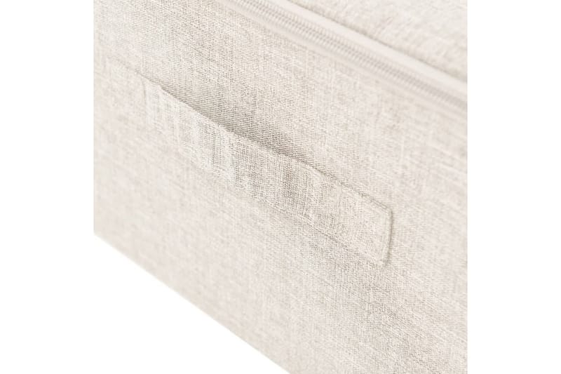 Förvaringslåda tyg 70x40x18 cm gräddvit - Kräm - Förvaring - Småförvaring - Förvaringslådor