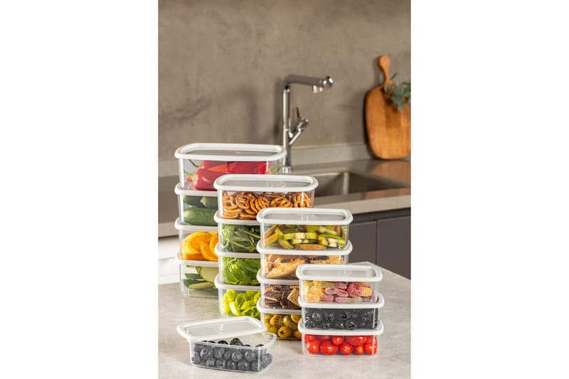 Förvaringslådeset (16 delar) Rasalas16 Grå - Grå - Förvaring - Småförvaring - Förvaringslådor