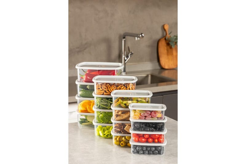 Förvaringslådeset (16 delar) Rasalas16 Grå - Grå - Förvaring - Småförvaring - Förvaringslådor