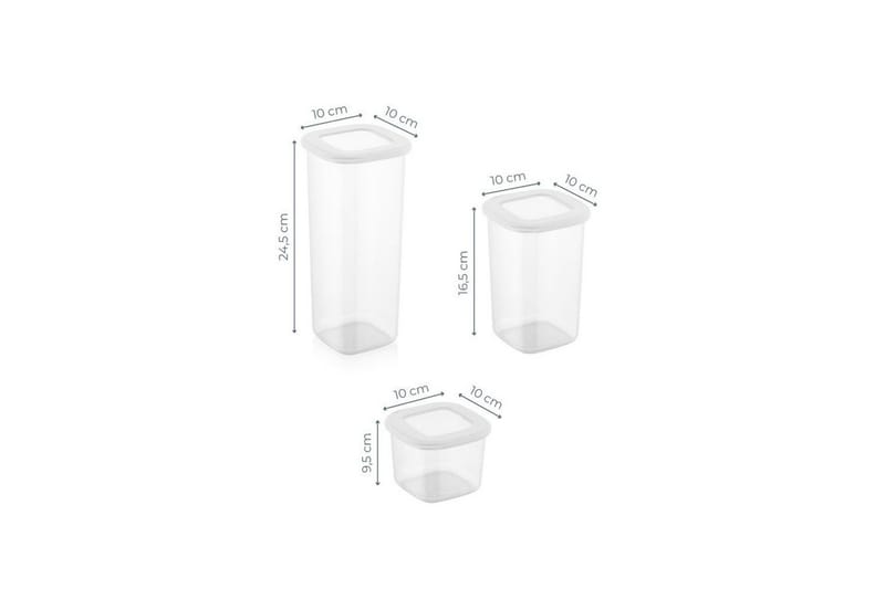 Förvaringslådeset (24 delar) Syril Vit - Vit - Förvaring - Småförvaring - Förvaringslådor