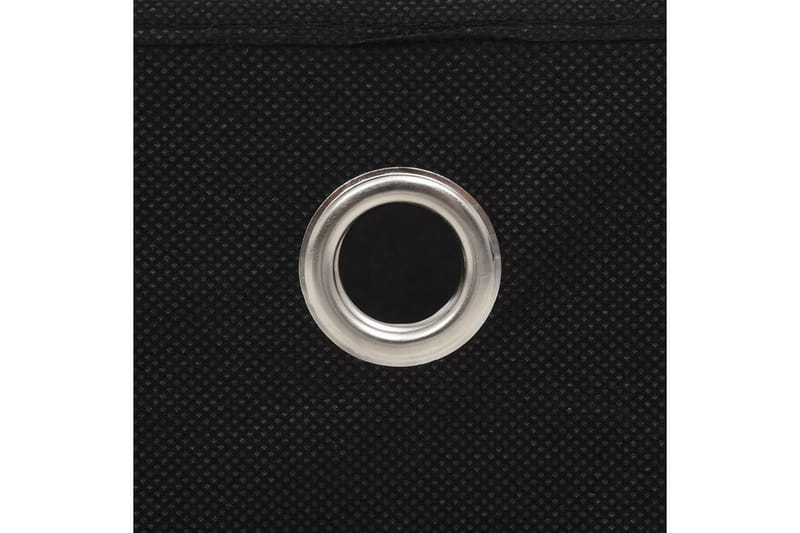 Förvaringslådor 10 st non-woven tyg 32x32x32 cm svart - Svart - Förvaring - Småförvaring - Förvaringslådor