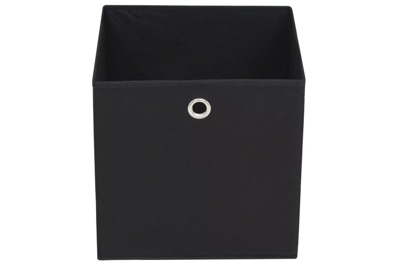 Förvaringslådor 10 st non-woven tyg 32x32x32 cm svart - Svart - Förvaring - Småförvaring - Förvaringslådor