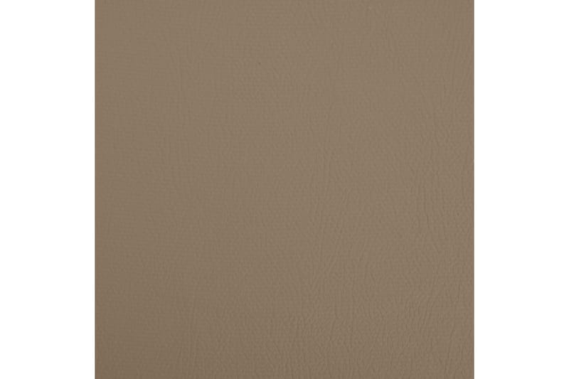 Hopfällbara förvaringspallar 2 st cappuccino PVC - Cappuccino - Förvaring - Småförvaring - Förvaringslådor