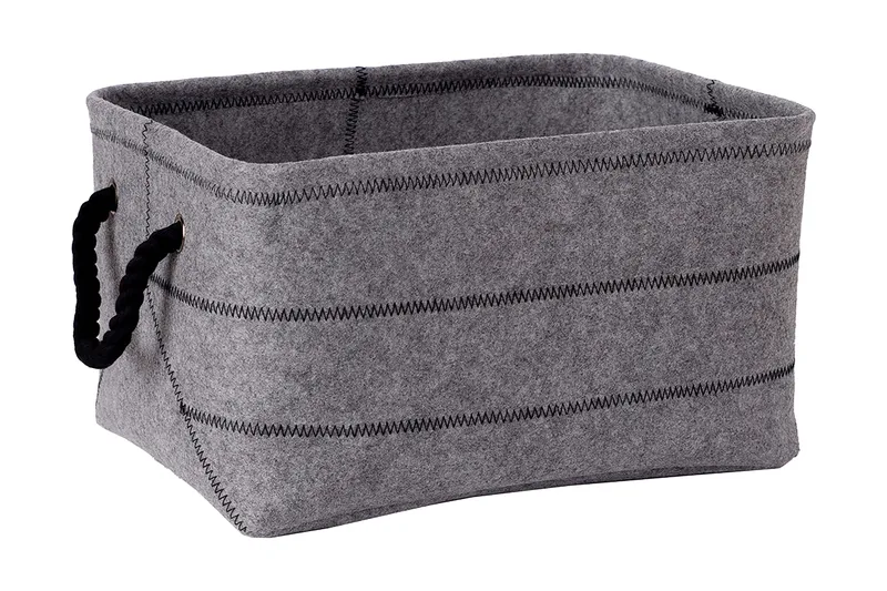 Max Felt-2 Filtlåda Ljusgrå