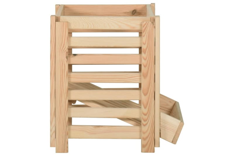 Potatislåda 60x40x50 cm massiv furu - Brun - Förvaring - Småförvaring - Förvaringslådor