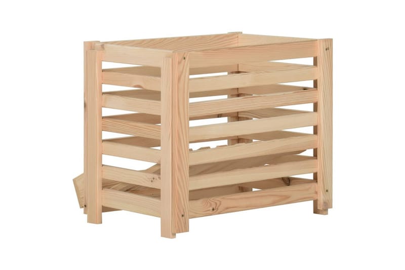Potatislåda 60x40x50 cm massiv furu - Brun - Förvaring - Småförvaring - Förvaringslådor