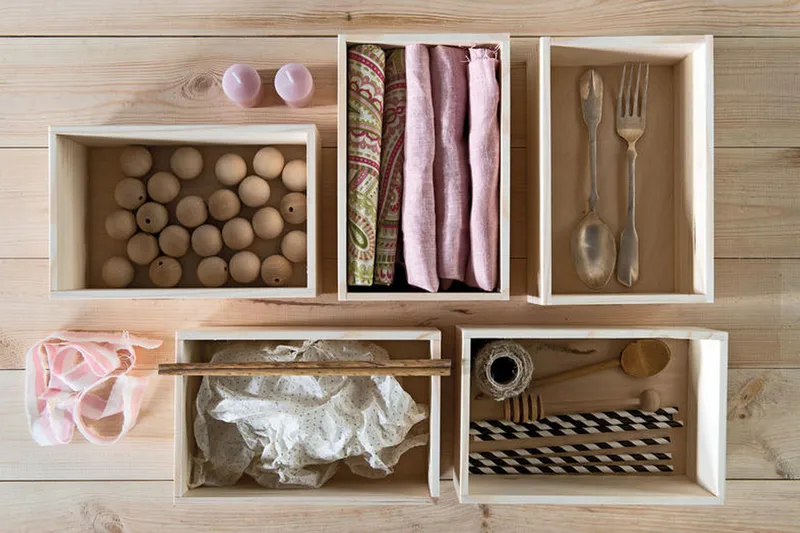 Spot Förvaringslåda Trä/Natur - VOX - Förvaring - Småförvaring - Förvaringslådor