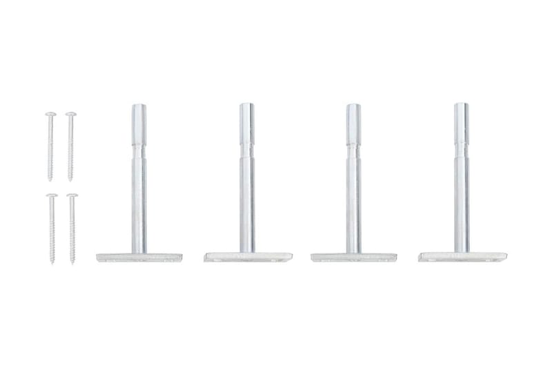 Väggmonterad låda 2 st vit 40x23,5x10 cm MDF - Vit - Förvaring - Småförvaring - Förvaringslådor
