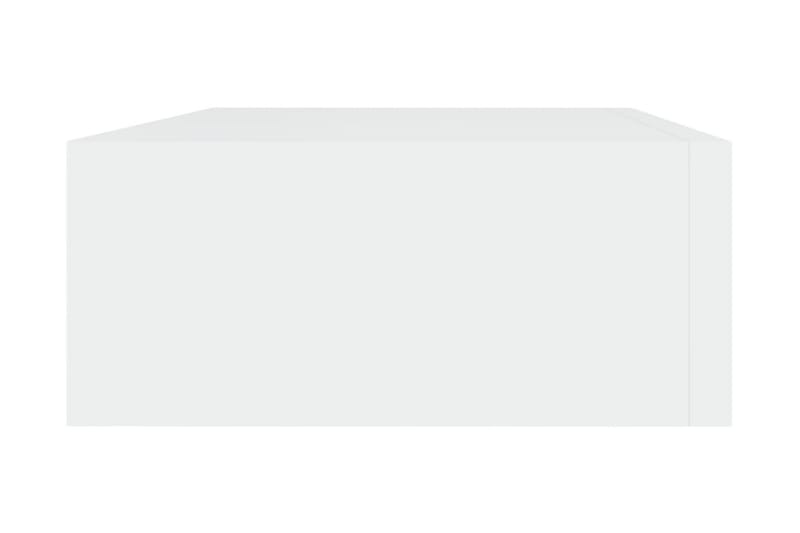 Väggmonterad låda vit 40x23,5x10 cm MDF - Vit - Förvaring - Småförvaring - Förvaringslådor