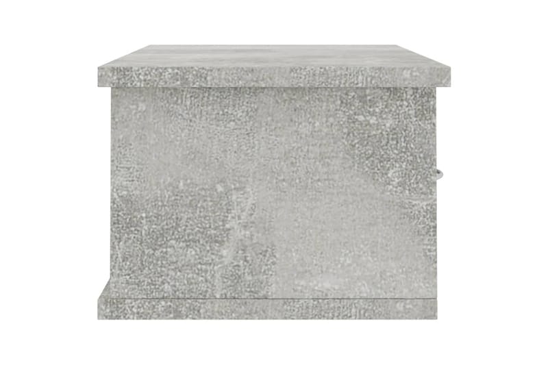 Väggmonterade lådor betonggrå 60x26x18,5 cm spånskiva - Betonggrå - Förvaring - Småförvaring - Förvaringslådor
