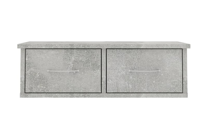 Väggmonterade lådor betonggrå 60x26x18,5 cm spånskiva - Betonggrå - Förvaring - Småförvaring - Förvaringslådor